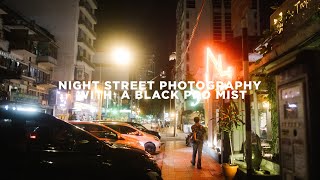 Night Street Photography with a Black Pro Mist (1DX Mark III + EF 24MM F1.4)