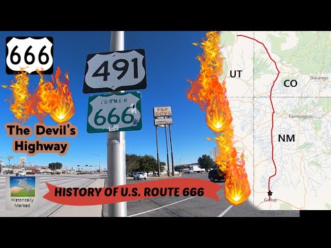 History of U.S. Route 666