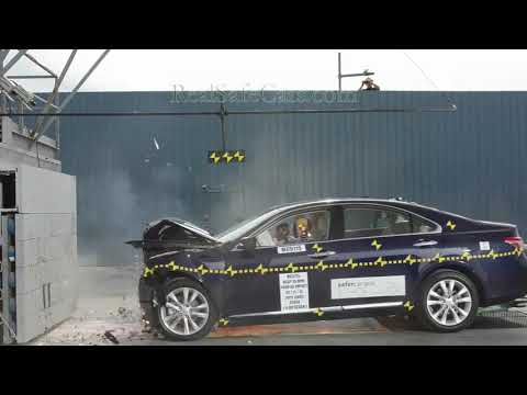 Lexus ES-350 (2010-2012) Crash Tests (Side-Pole, Front, Side)