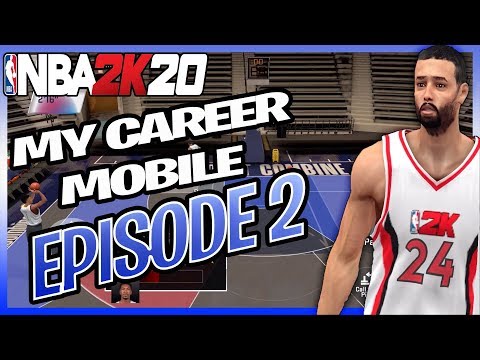 NBA 2K20 Mobile My Career Ep 2 The NBA Combine  & Draft Selection