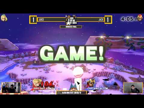 Ultra WBB #147 | Juice (Zss) vs Jack (C.Falcon) - Winners Final - Super Smash Bros. for Wii U