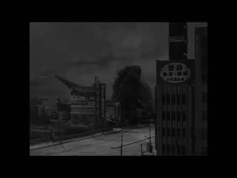 Godzilla And Anguirus Destroying Buildings