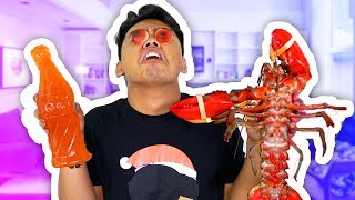 GUMMY FOOD VS REAL FOOD 7!!!