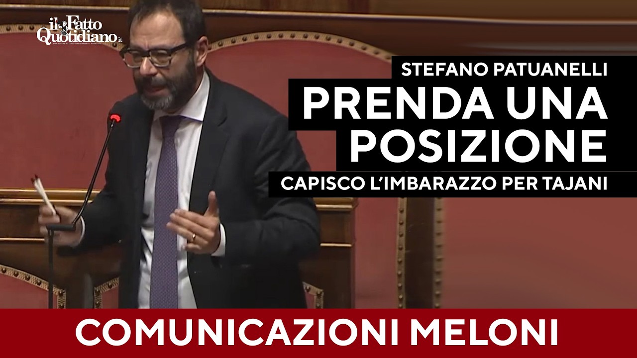 Patuanelli: "Meloni prenda una posizione, dica apertamente che Trump e Netanyahu sbagliano"