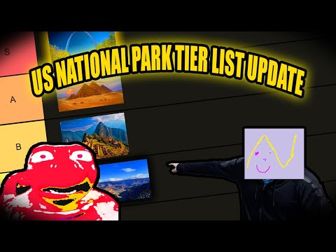 US National Park Tier List Update