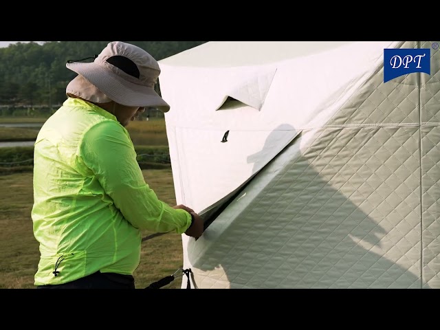 خيمة رحلات البر 2.94×2.8×2.07م،عزل حراري فعال، مقا...