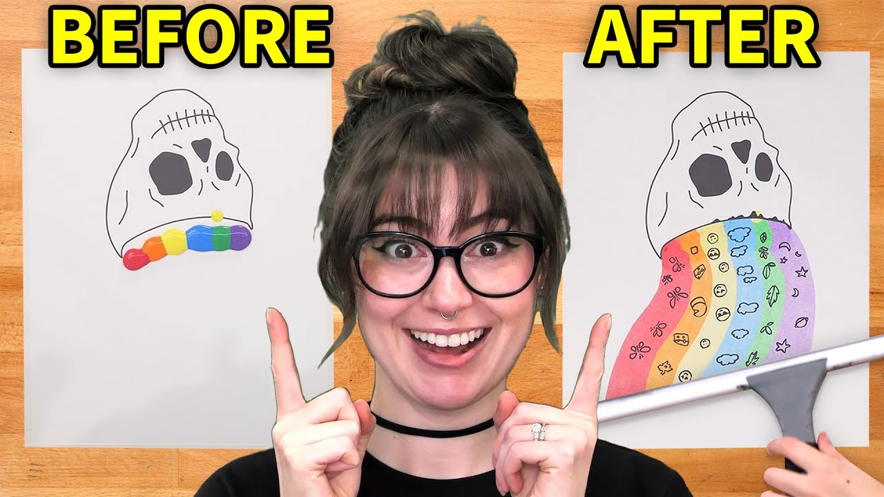 Trying Viral Squeegee Art (again!)