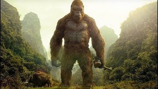 Kong Saves Giant Buffalo Scene - Kong: Skull Islan