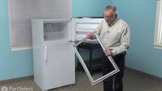 Frigidaire Refrigerator Repair - How to Replace the Freezer Door Gasket