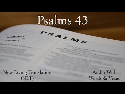 Psalms 43 - New Living Translation (NLT) Audio Bible.