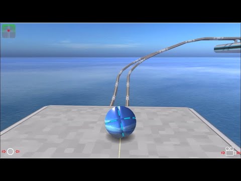 Don’t fall off the course. The ball overcomes obstacles. 2