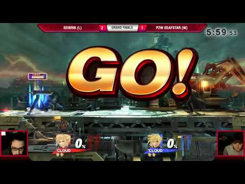 VS Weekly 10/5/17 - Grand Finals - Seibrik (Cloud) vs P2w Deafstar (Cloud) - Smash 4
