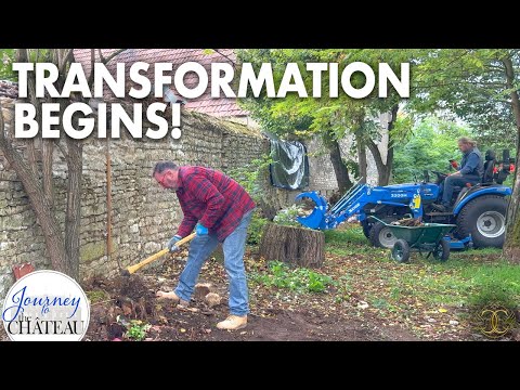 The TRANSFORMATION BEGINS! Landscaping the Chateau Park