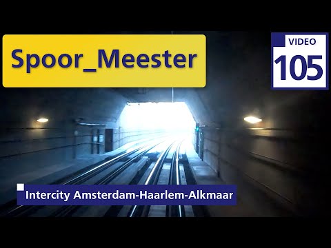 (4K) Cab Ride NS #Trein | Rij mee met de #intercity #amsterdam via #haarlem naar #alkmaar (105)