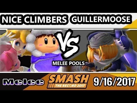 STR 2017 SSBM - Nice Climbers (Peach, Icies) Vs. Guillermoose (Sheik) - Smash Melee