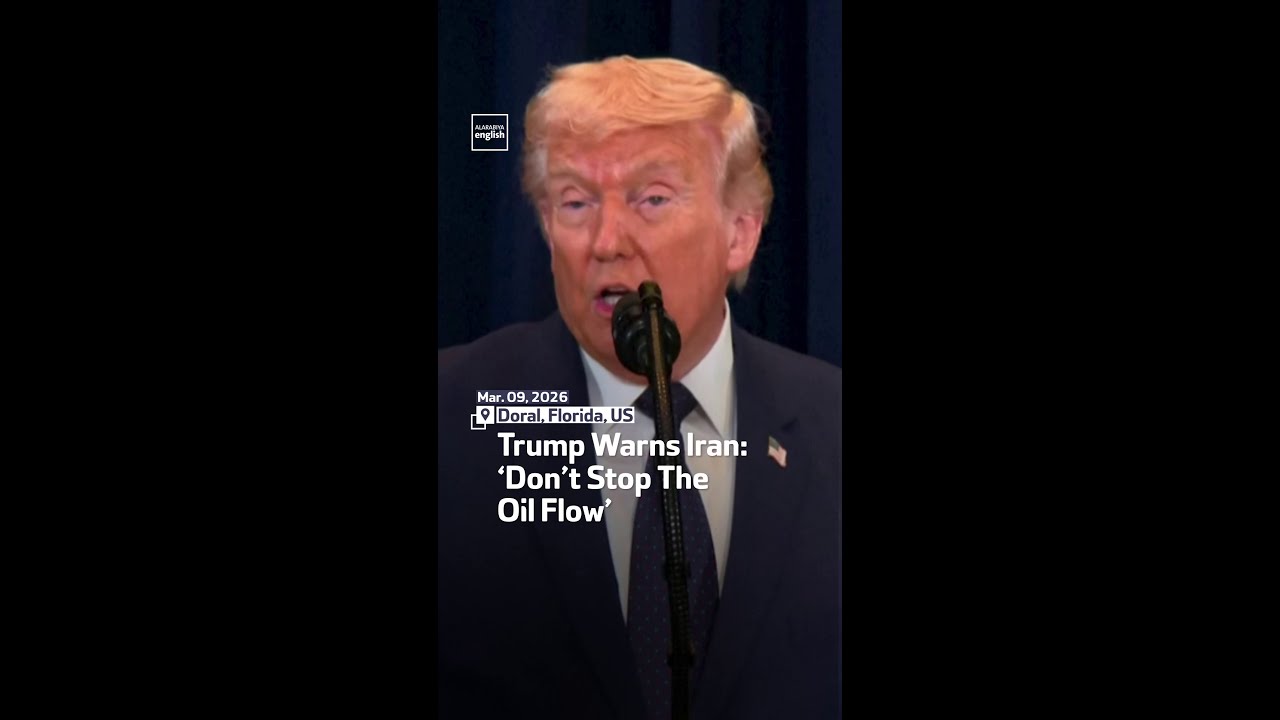 Video | Trump Warns Iran: ‘Don’t Stop The Oil Flow’