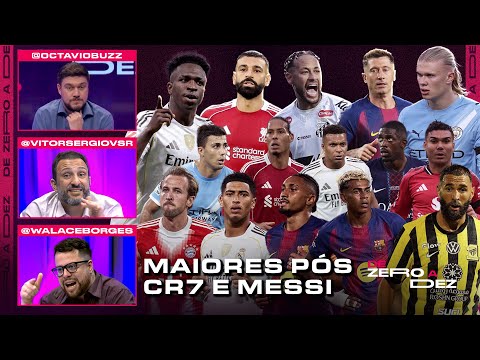 QUEM É O MAIOR JOGADOR PÓS-CR7 E MESSI? | DE ZERO A DEZ