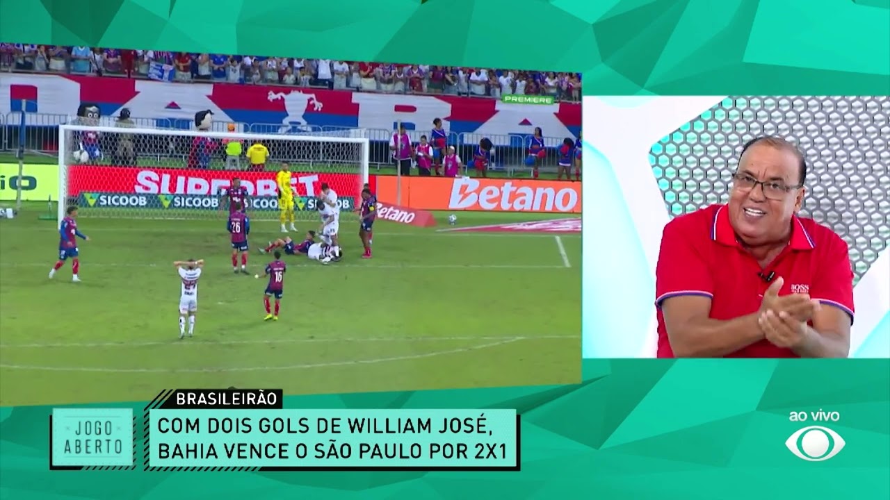 BAHIA 2 X 1 SÃO PAULO | COM DOIS GOLS DE WILLIAM JOSÉ, ROGÉRIO CENI QUEBRA TABU CONTRA O SÃO PAULO