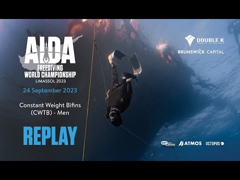 AIDA Depth World Championship Limassol 2023 - Constant Weight Bifins (CWTB) - Men