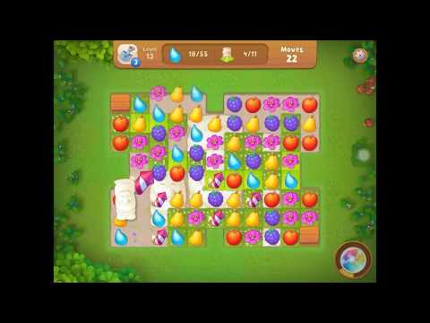Gardenscapes - New Acres Level 13 Gameplay Solution
