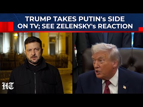 On TV, Trump Takes Putin's Side; Watch Zelensky's Reaction | POTUS' Son-In-Law Meets Russia Leader
