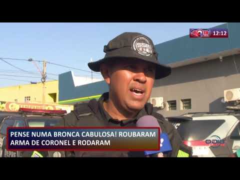 ROTA DO DIA 28 08  Bandidos roubam a arma de um coronel mas foram presos