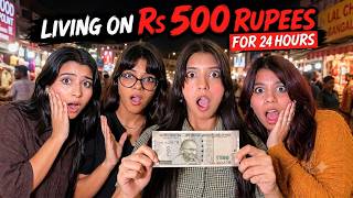 Download lagu Surviving on ₹500 for 24 Hours with My Sisters 😳 Day 70/100 mp3