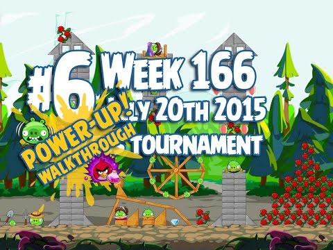 Angry Birds Friends Princess Tournament Level 6 Week 166 Power Up Highscore Walkthrough