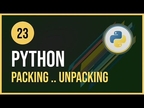 Python Dersleri -23 / Packing  - Unpacking