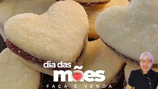 Biscoitos amanteigados casadinho de goiabada, ❤️