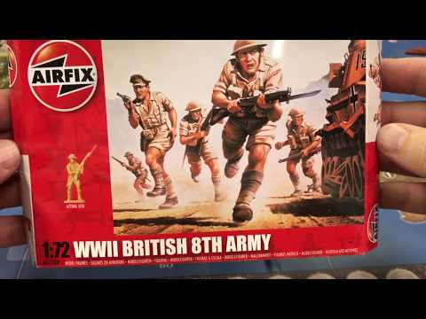 Axis & Allies Custom Infantry - British 8th Army