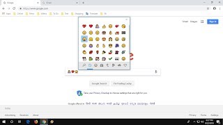 Insert Emojis Anywhere in Chrome Browser in PC (No App)
