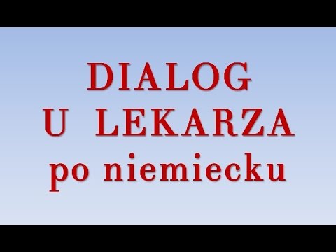Dialog u lekarza po niemiecku