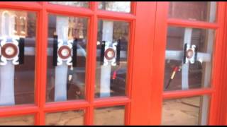 Sound installation in Lancaster Ave storefront, 2011