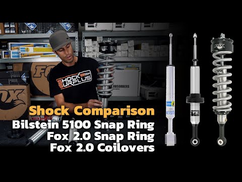 Bilstein 5100 Snap Ring vs Fox 2.0 Snap Ring vs Fox 2.0 Coilovers