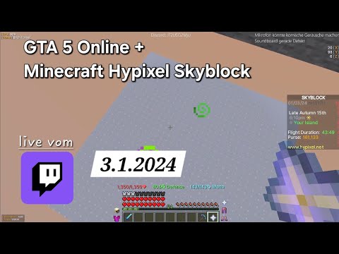 Insane GTA5 & Minecraft Skyblock Gameplay LIVE!