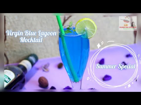 Virgin Blue Lagoon | Blue Lagoon | Mocktail | Summer Special- By Splendid Food Temptation