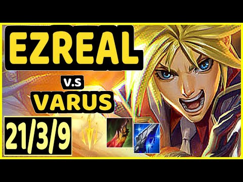 JESKLA (EZREAL) vs VARUS - 21/3/9 KDA BOTTOM ADC CHALLENGER GAMEPLAY - EUW