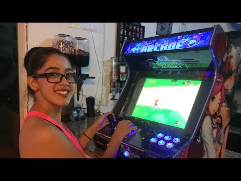 21” ARCADE CLASSICS Bartop Arcade with Hyperpspin & 17,500 games, Brief test & Gameplay