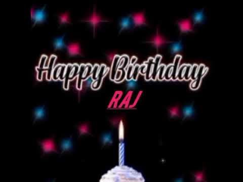 Raj Name Happy Birthday to you Video Song Shorts Happy  Song With Names