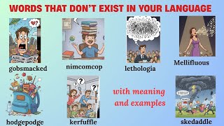 Untranslatable English Words You Need to Know | English Vocabulary Practice unique words