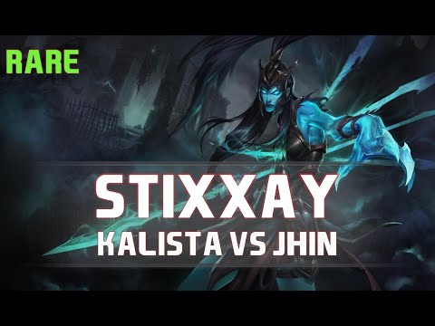 Stixxay as Kalista vs Jhin - S8 ADC Ranked Gameplay