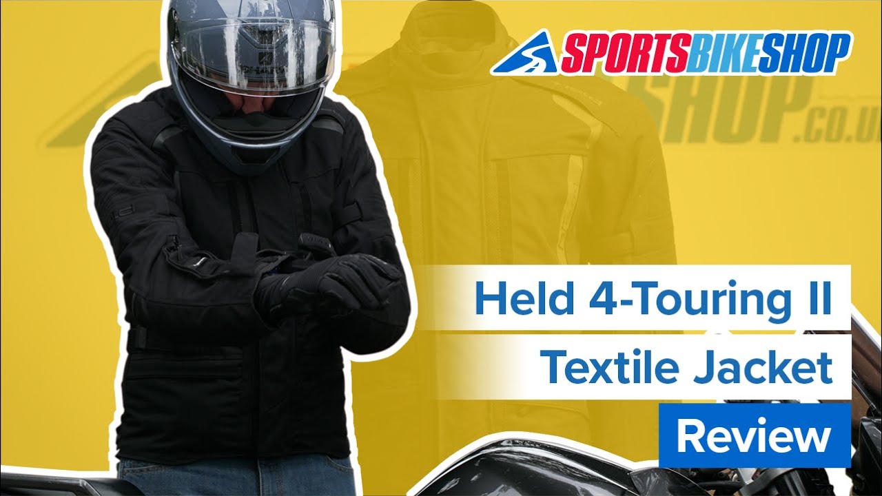 Held 4-Touring II Textile Jacket - Black / Fluorescent Yellow Video