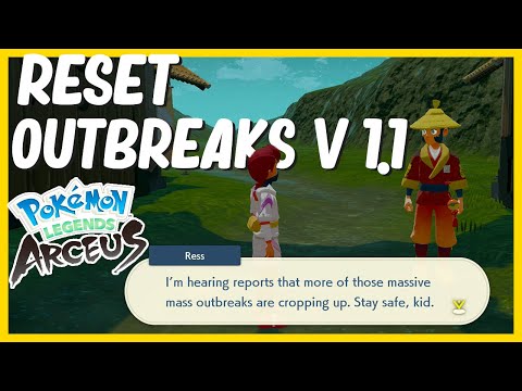 How To MANIPULATE & RESET Mass & Masssive Mass Outbreaks in Pokemon Legends Arceus V1.1