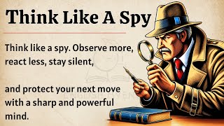 Think Like A Spy | Graded Reader | Speak English Fluently ✅️ | Improve Your English Fluency 