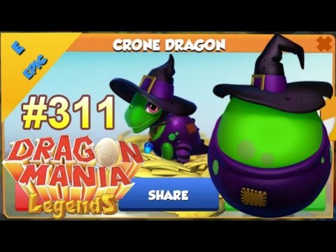 Crone Dragon Hatching + Cockatoo Breeding! - Dragon Mania Legends #311
