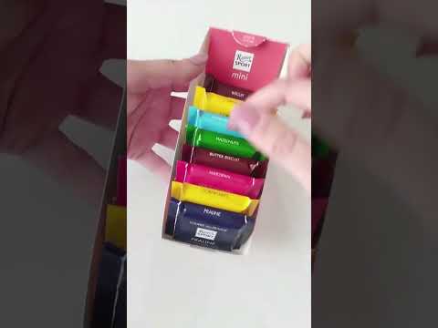 ASMR | Collection of mini chocolates ♥ | Ritter Sport #shorts #chocolate  #oddlysatisfying
