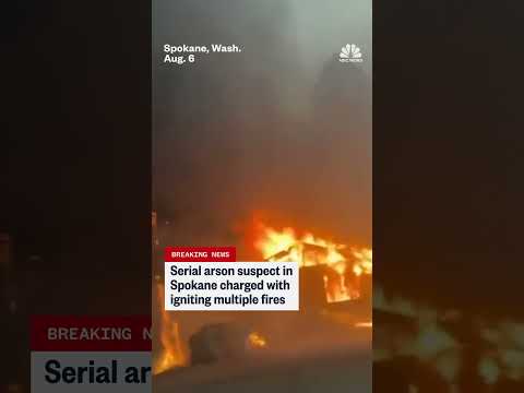 Serial arson suspect in Spokane charged with igniting multiple fires