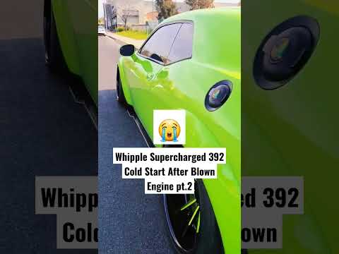 Whipple Supercharged 6.4l 392 Challenger Blown Motor. Dodge Vicrez Widebody Carbon Fiber Charger