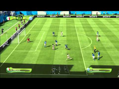 2014 FIFA World Cup Brazil Simulation - Match 40 - Italy vs Uruguay Group Stage
